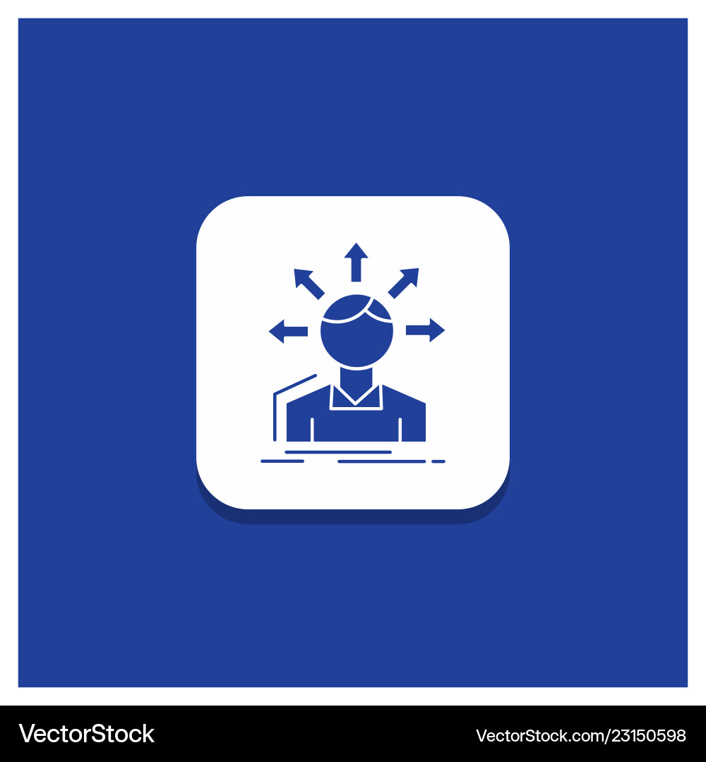 Blue round button for conversion difference Blue round button for conversion difference vector image