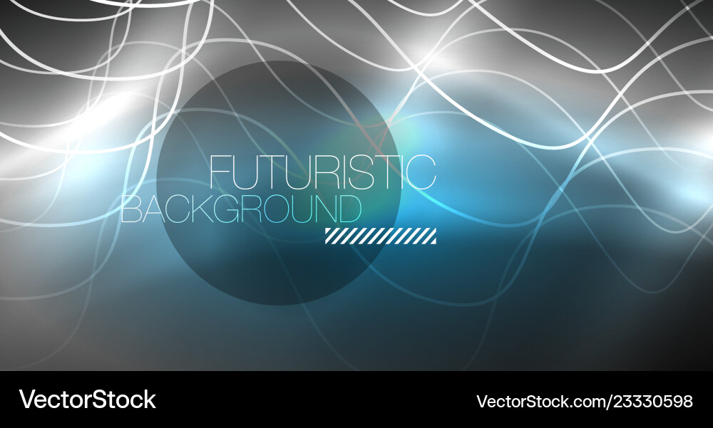 Neon lines wave background abstract composition Neon lines wave background abstract composition Vector Image