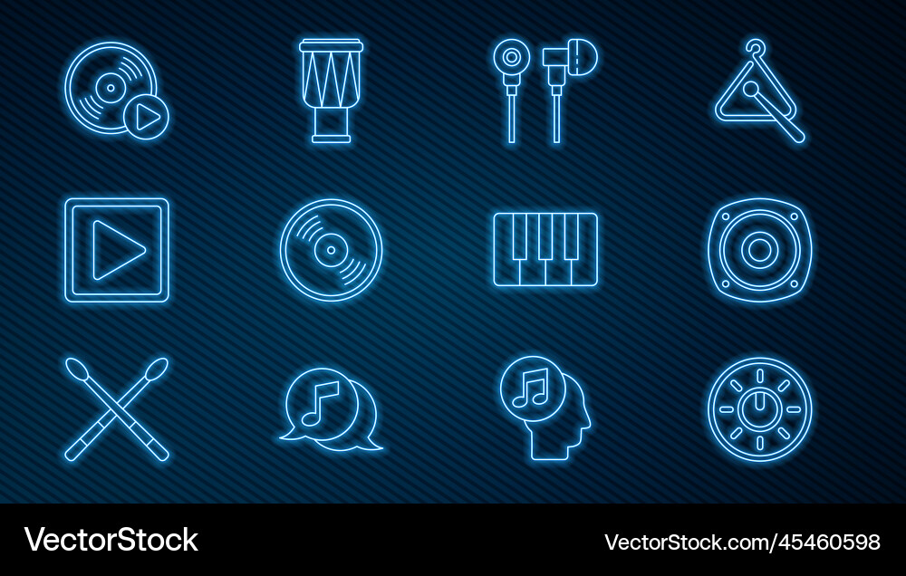 Set line dial knob level technology settings Set line dial knob level technology settings vector image