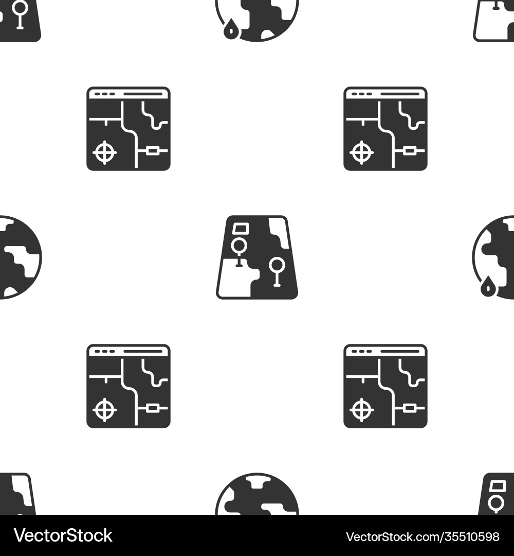 Set location on globe city map navigation Set location on globe city map navigation vector image