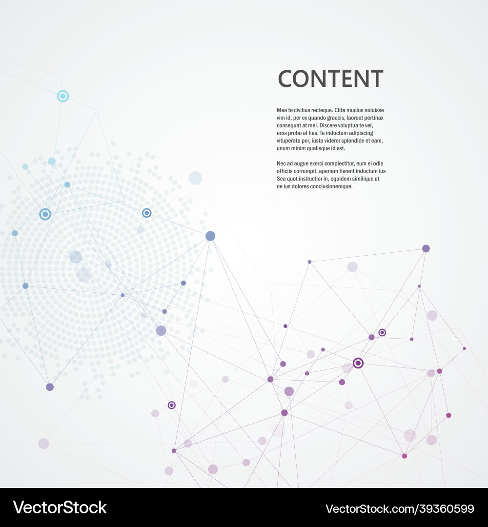 Abstract polygonal structure with connecting dots Abstract polygonal structure with connecting dots vector image