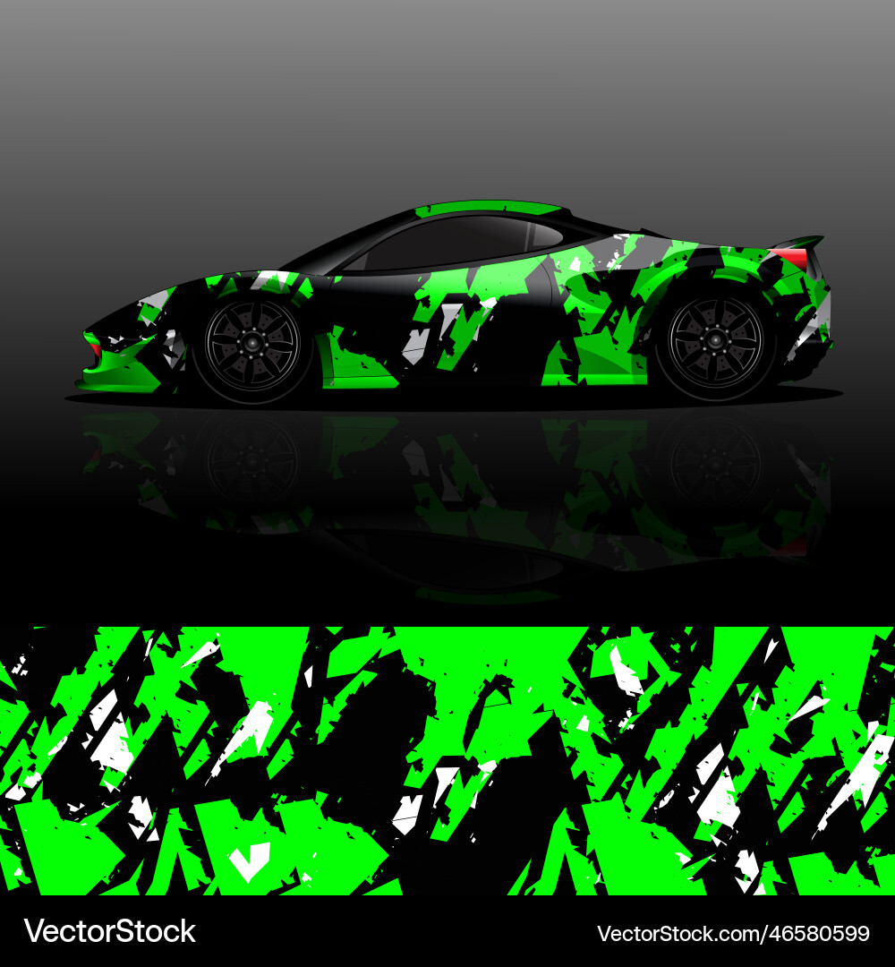 Car wrap designs Car wrap designs vector image