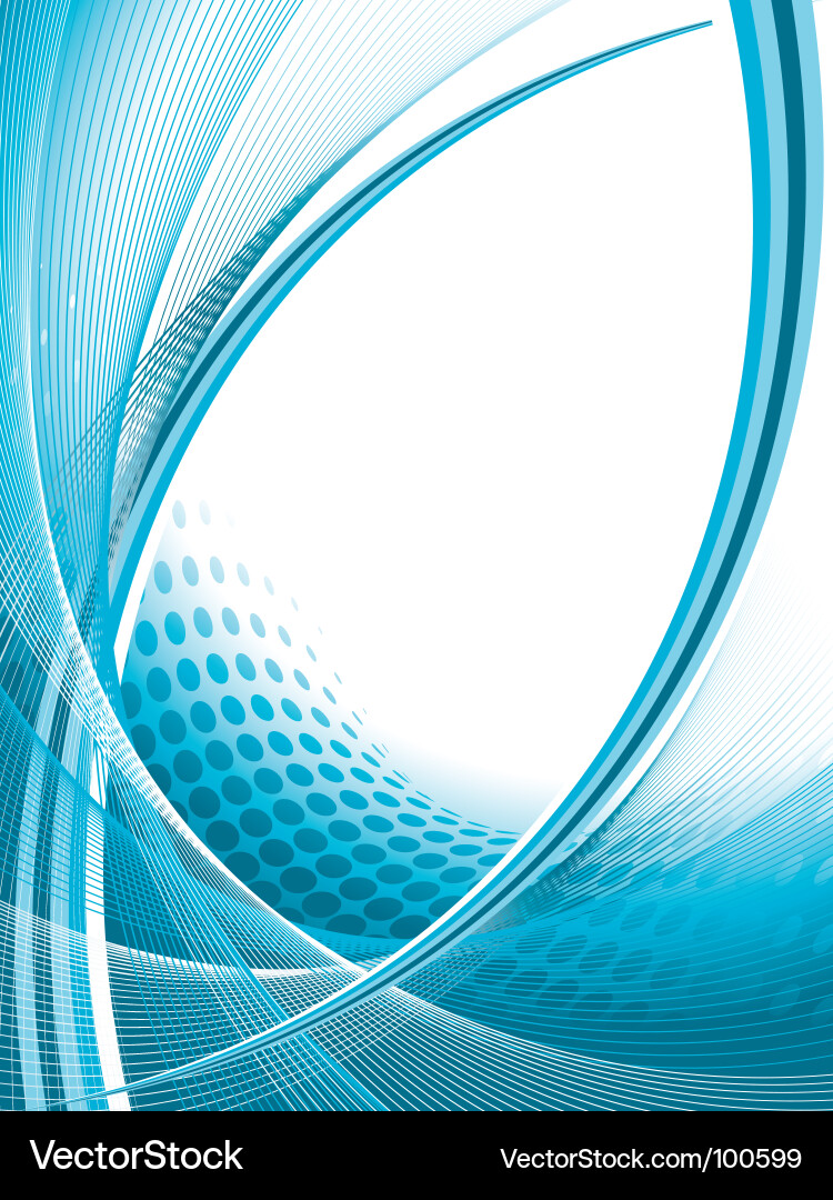 Dynamic Business Wave Background vector image