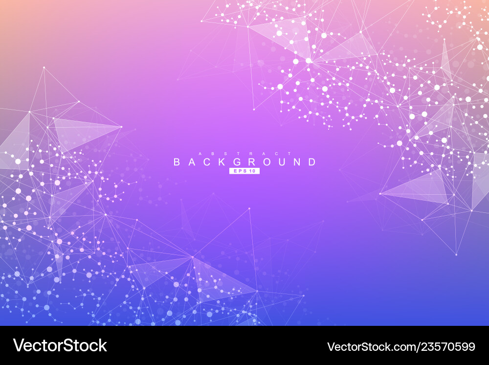 Geometric abstract background with connected line Geometric abstract background with connected line vector image