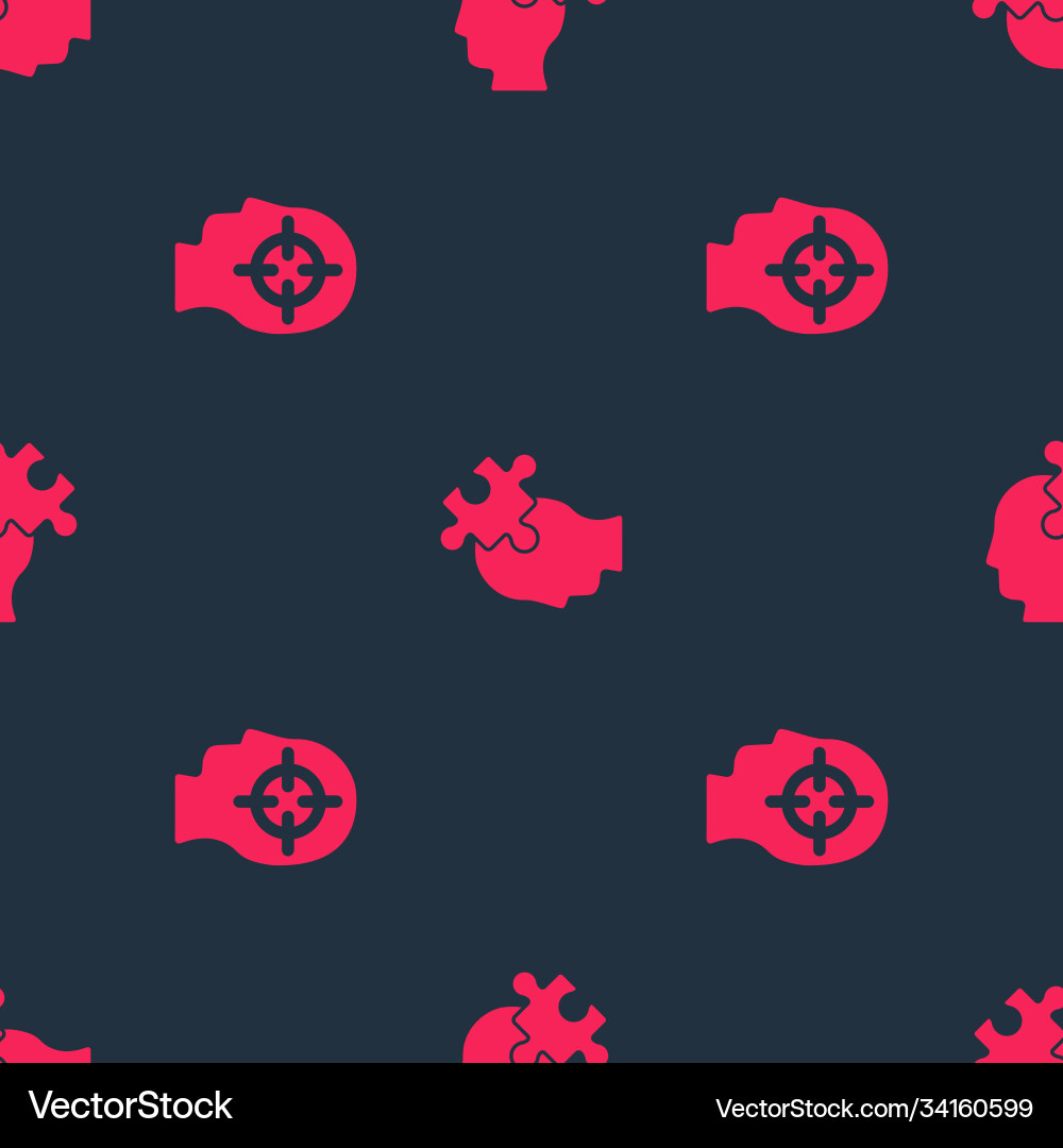 Set finding a problem and solution Vector Image