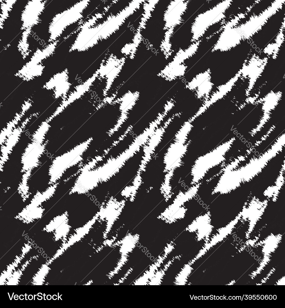Brush stroke fur seamless pattern Royalty Free Vector Image