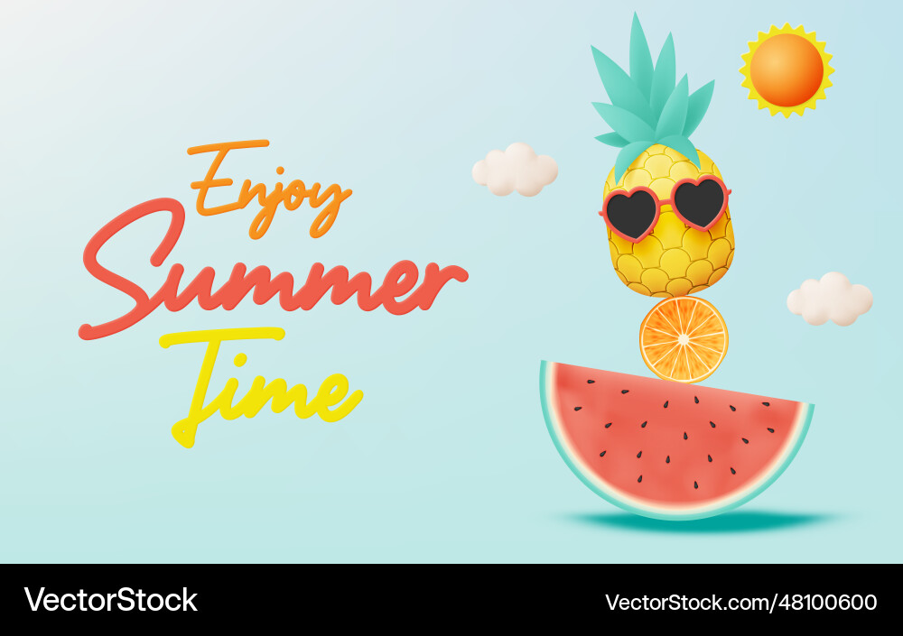 Colorful inflatable floating in the pool Colorful inflatable floating in the pool vector image