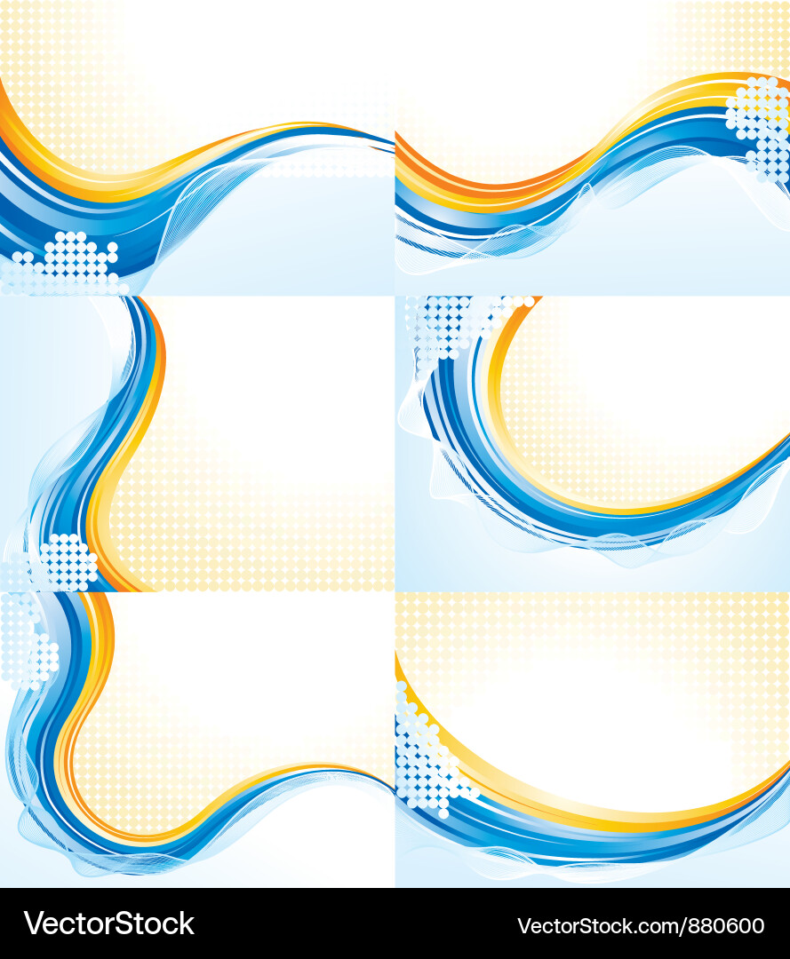 Dynamic Wave Motion vector image
