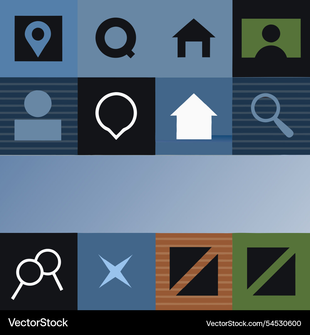 Essential website icon set versatile icons Vector Image