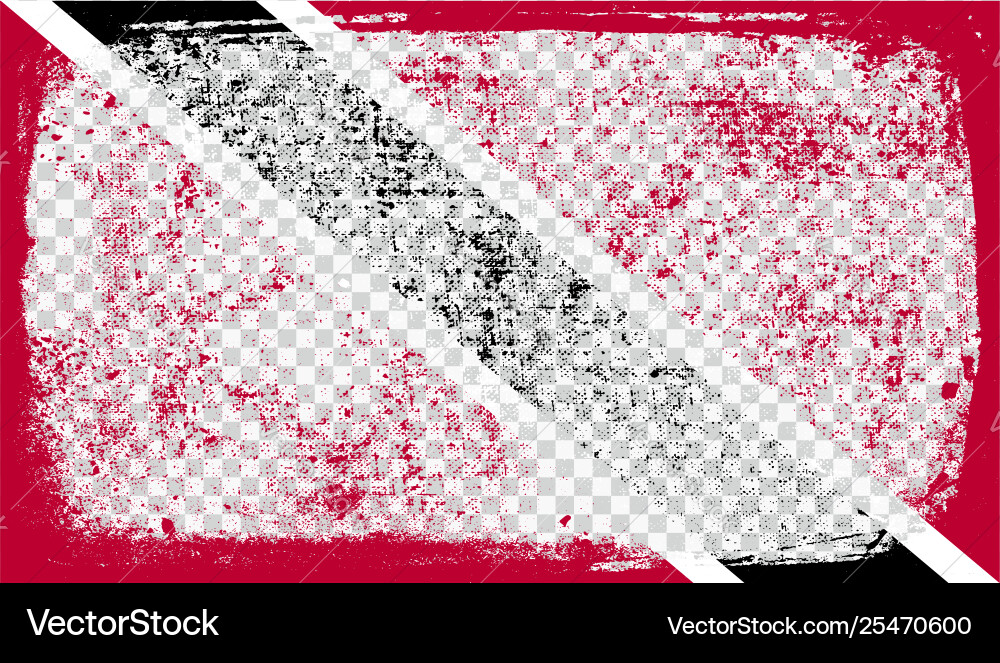 Grounge-styled flag Grounge-styled flag vector image