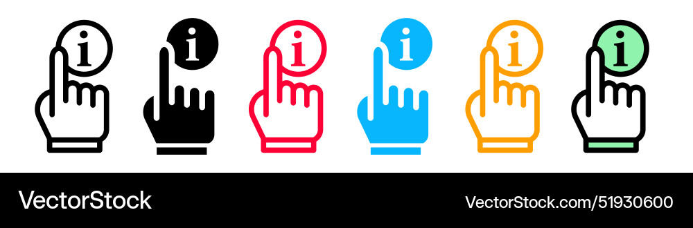 Information assistance and faq help button icon Information assistance and faq help button icon Vector Image