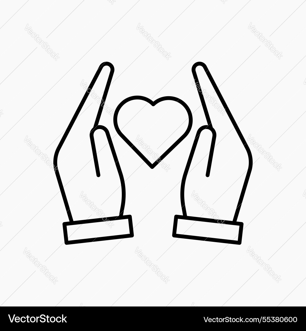 Life insurance icon simple Royalty Free Vector Image