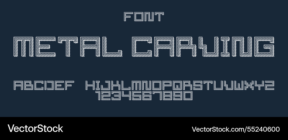 Minimal geometric cyberpunk font typeface Minimal geometric cyberpunk font typeface vector image
