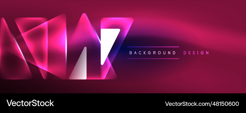 Neon lights hacking geometric background virtual Neon lights hacking geometric background virtual vector image