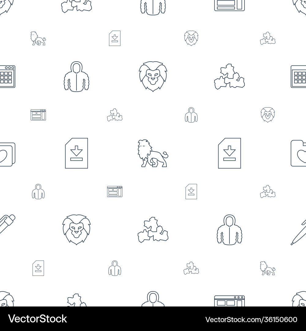 Template icons pattern seamless white background Template icons pattern seamless white background Vector Image