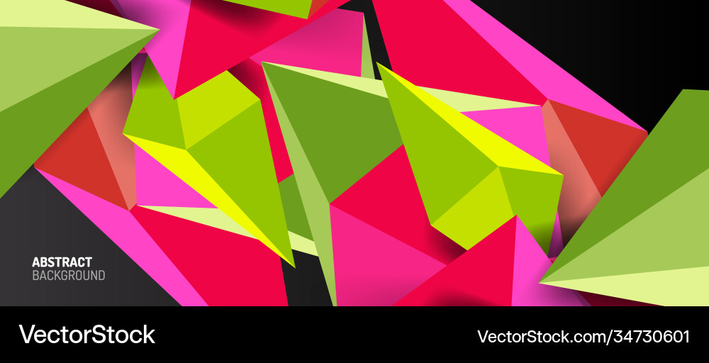 3d low poly abstract shape background 3d low poly abstract shape background vector image