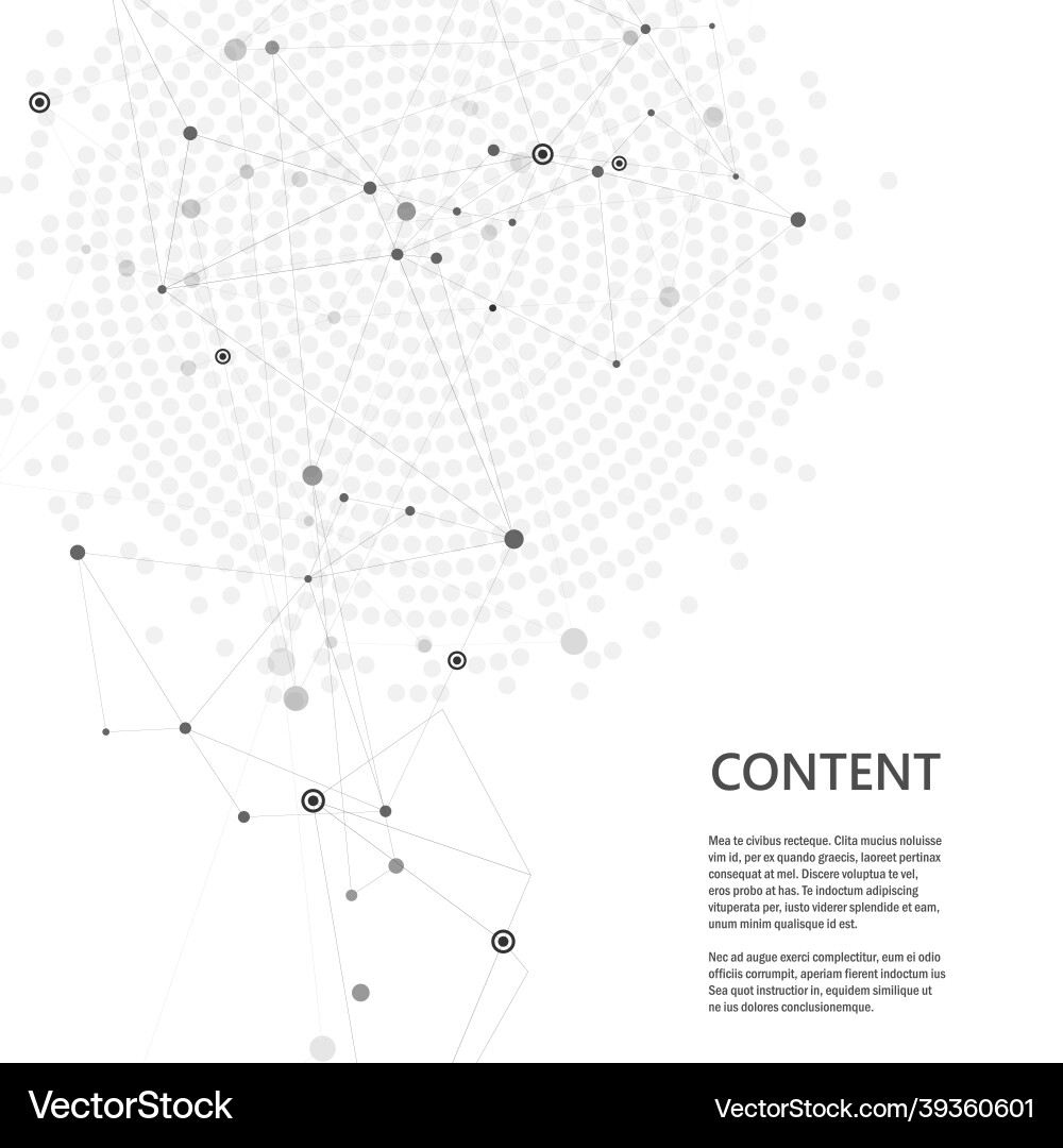 Abstract polygonal structure with connecting dots Abstract polygonal structure with connecting dots vector image