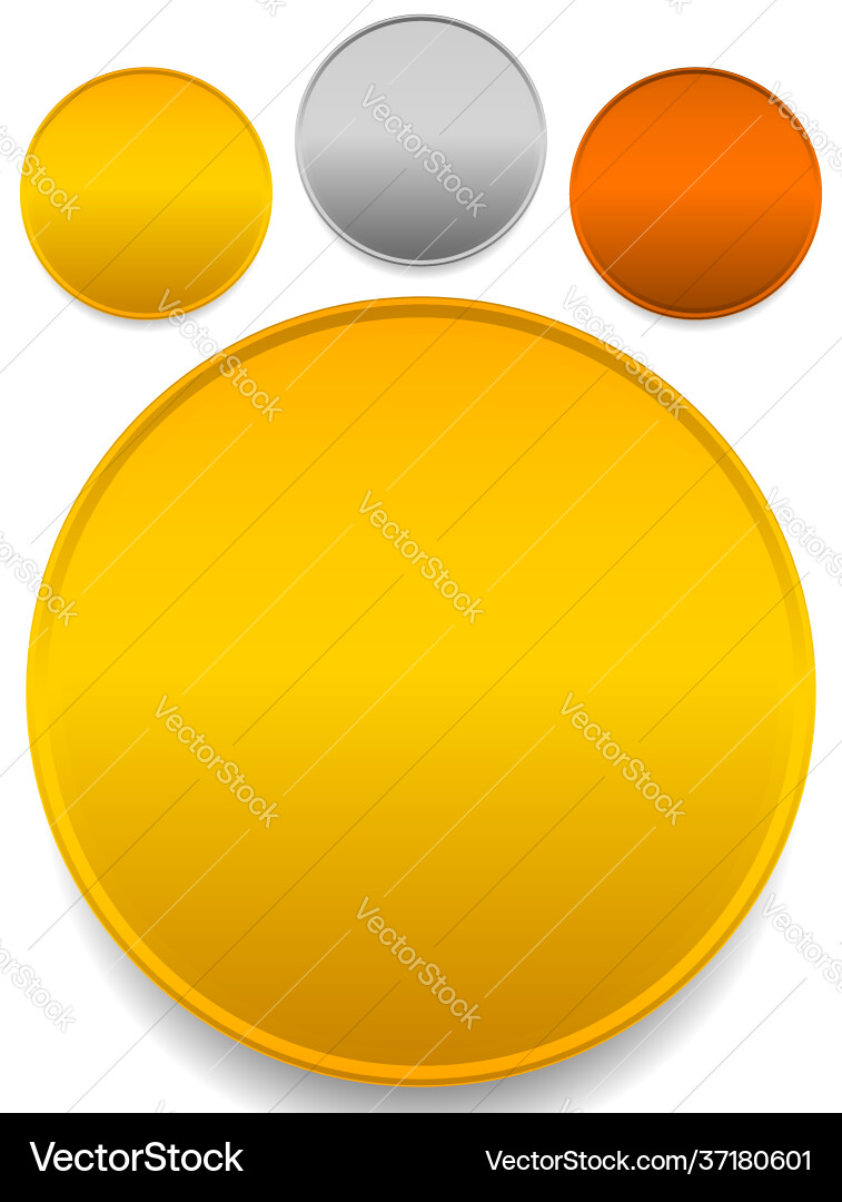 Button badge label and tag banner icon empty Vector Image