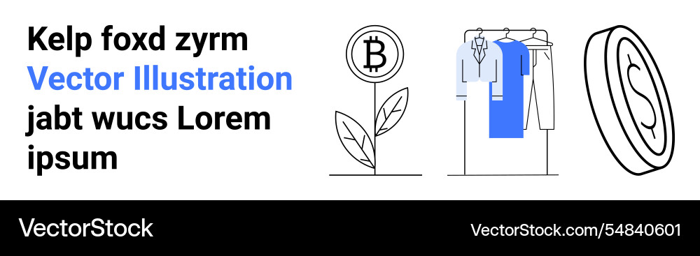 Growth of bitcoin blockchain technology Growth of bitcoin blockchain technology Vector Image