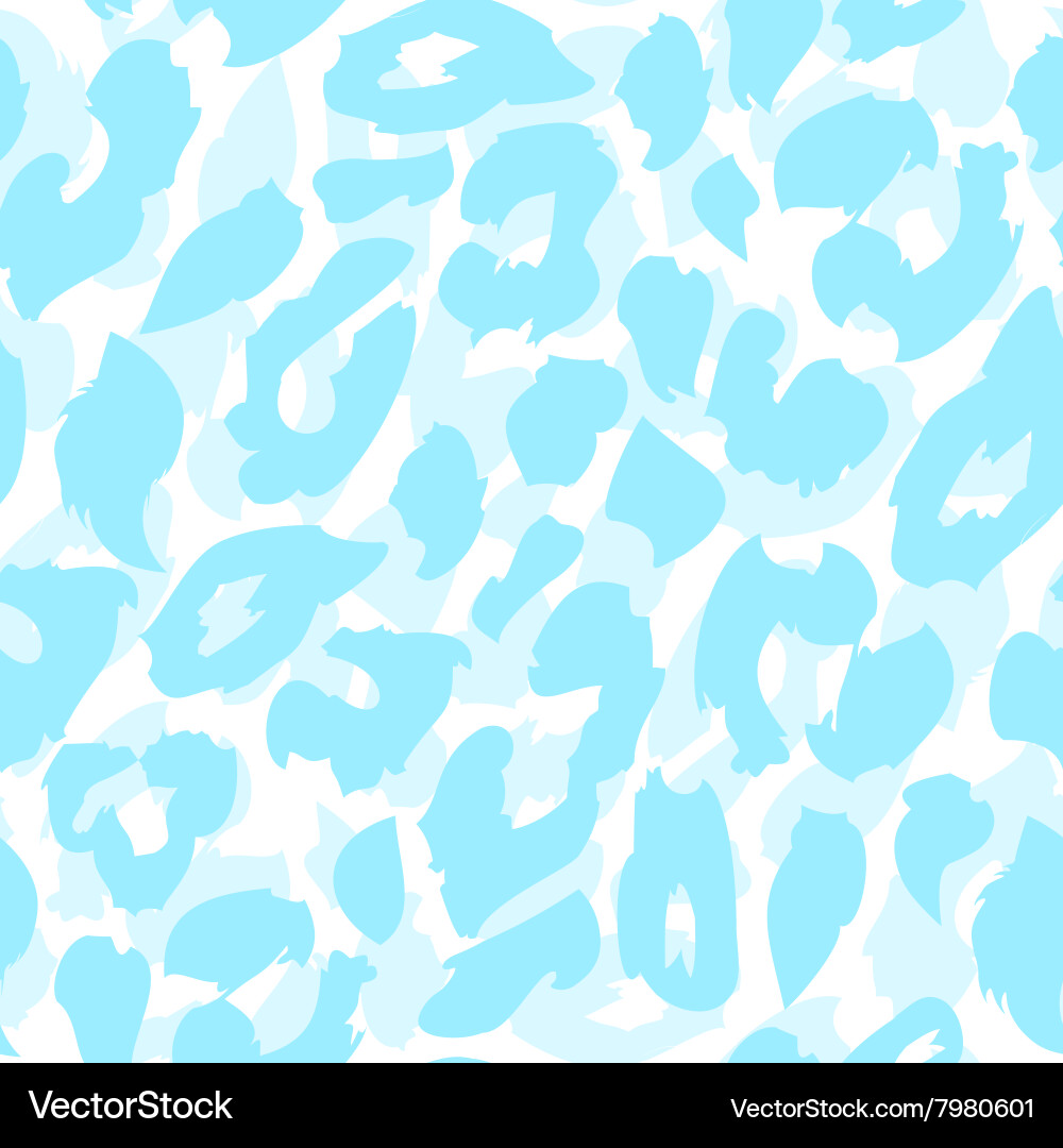Leopard print pattern repeating seamless Vector Image