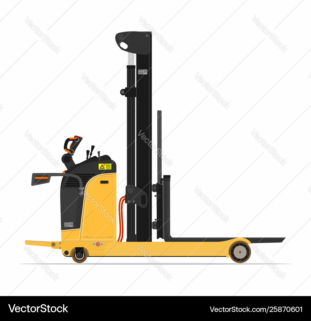Reach stacker Royalty Free Vector Image - VectorStock