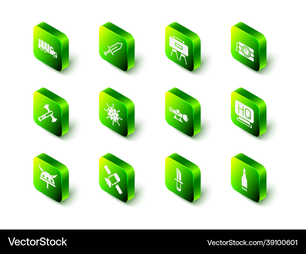 Set sword military mine dynamite and timer clock Set sword military mine dynamite and timer clock vector image