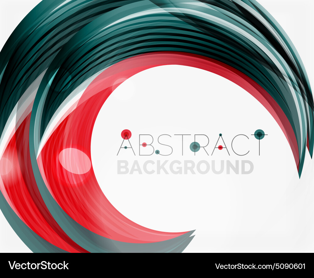 Swirl line abstract background vector image