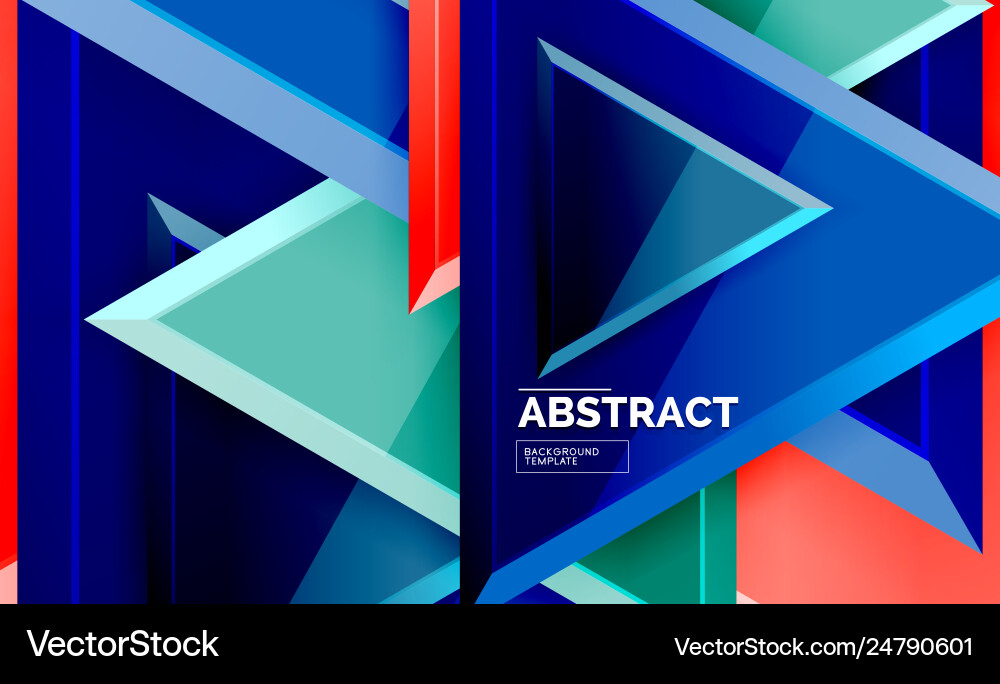 Triangular low poly background design Triangular low poly background design vector image