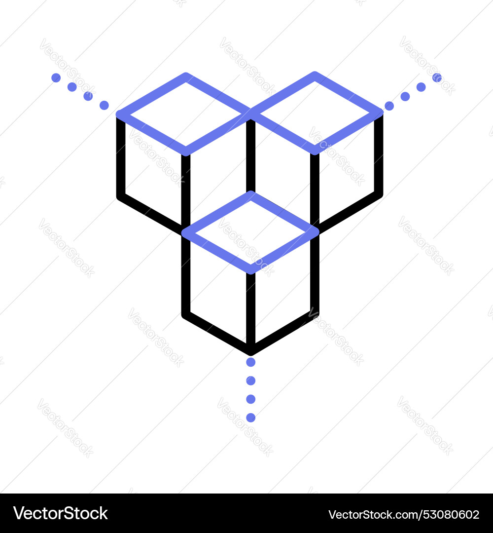 3d modeling design ready to use icon isolated Vector Image