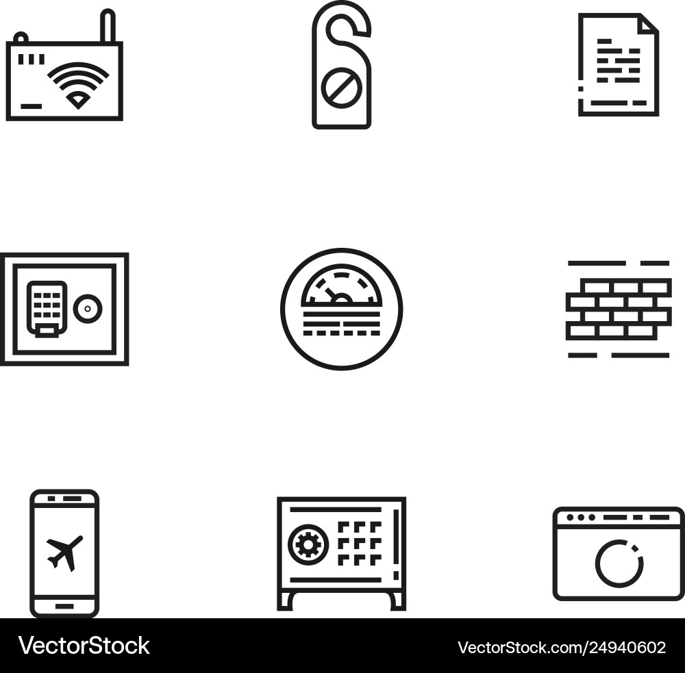 9 Zeilensymbole für Web- und Benutzeroberfläche 9 Zeilensymbole für Web- und Benutzeroberfläche vektorbild