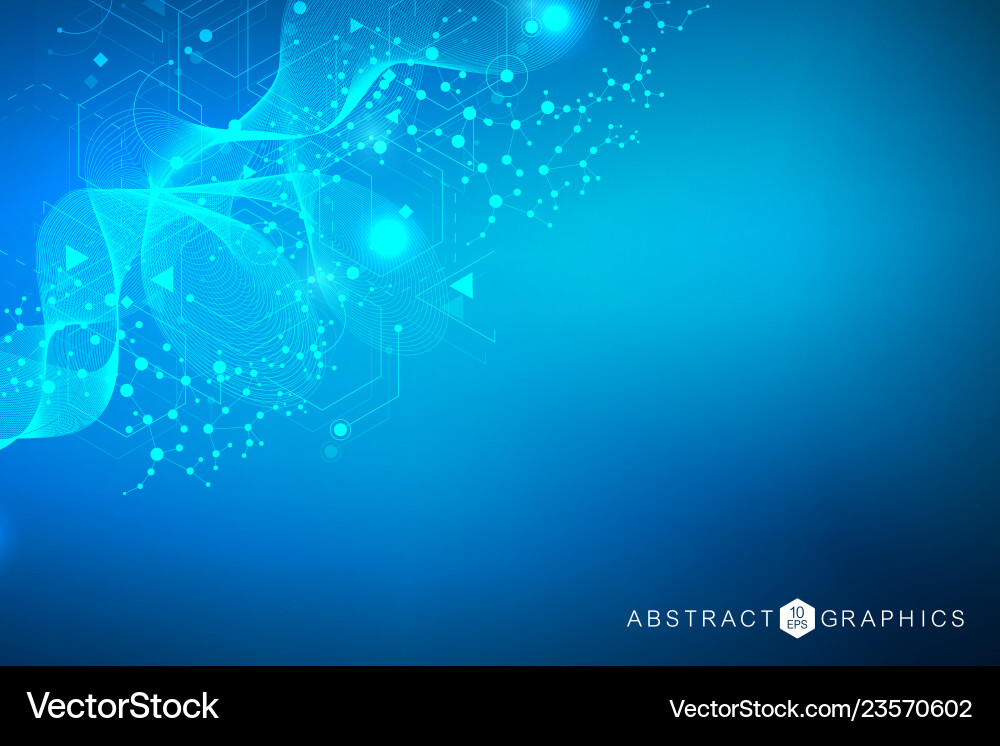 Big data visualization background modern Big data visualization background modern vector image