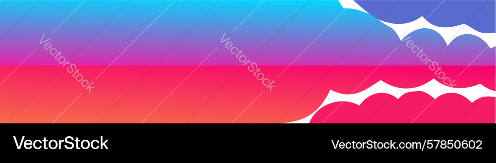 Bold gradient stripe abstract background design vector image