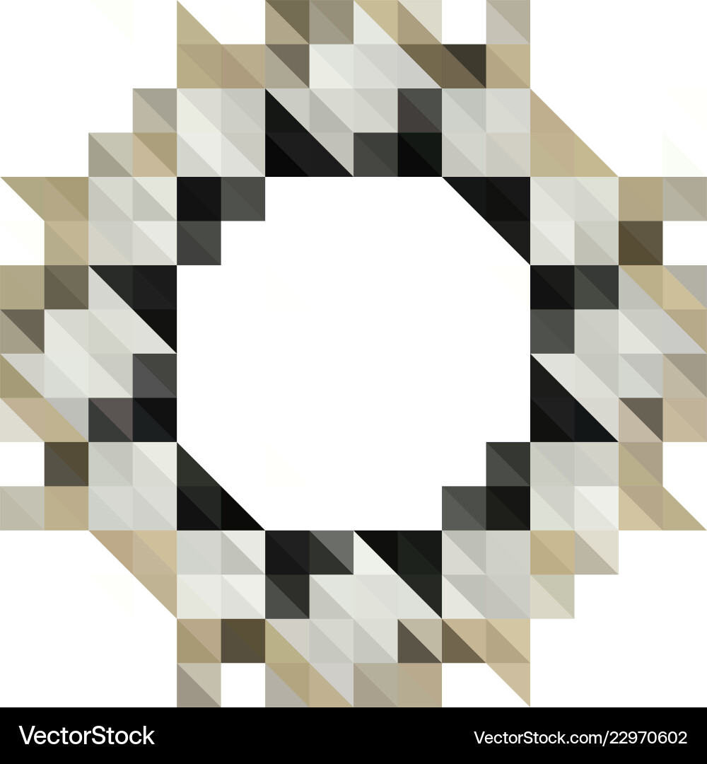 Gold triangular low poly mosaic abstract pattern Gold triangular low poly mosaic abstract pattern vector image