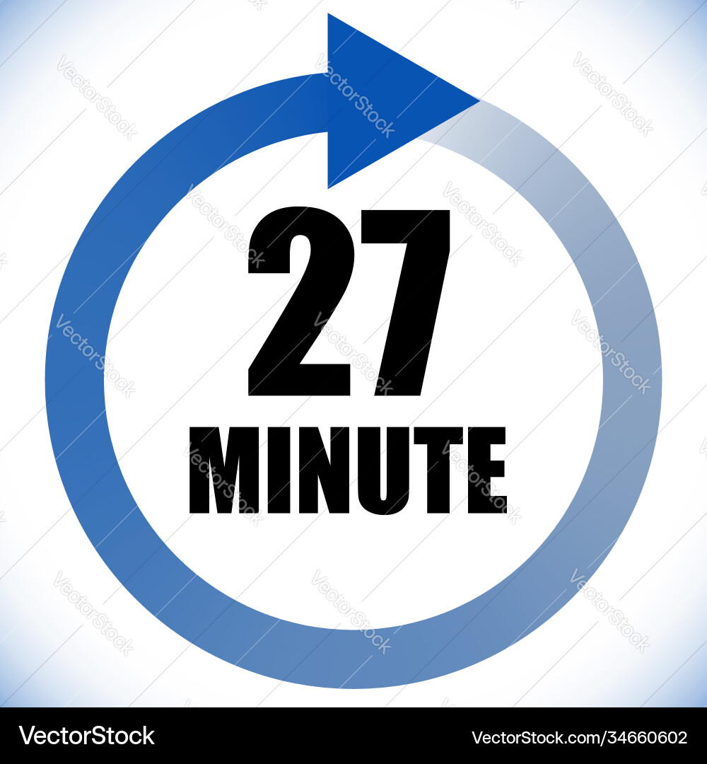 Numbers numerals dial time duration and schedule Vector Image