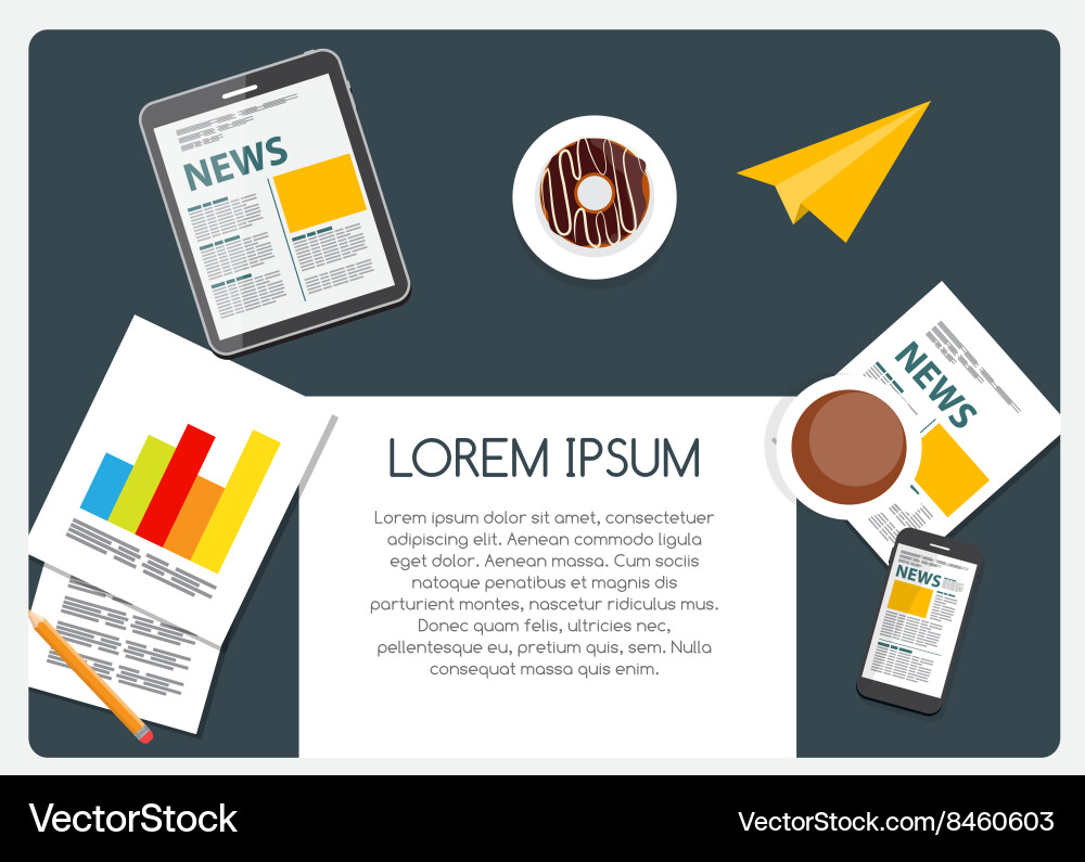 Abstract background on business theme with empty vector image