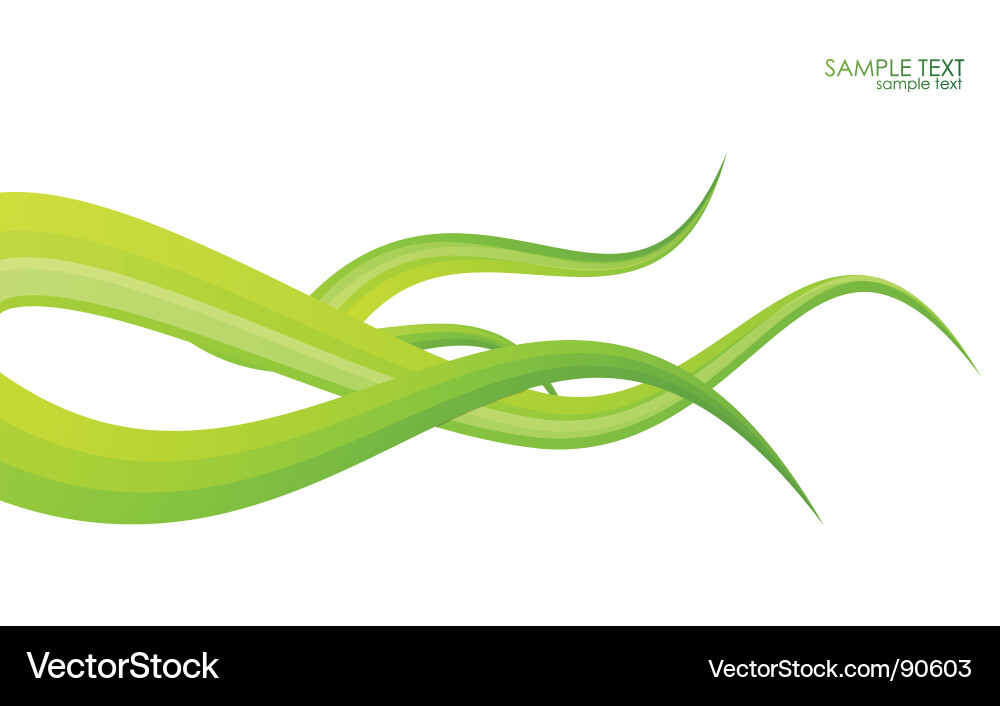 Flowing Wave Pattern vector image