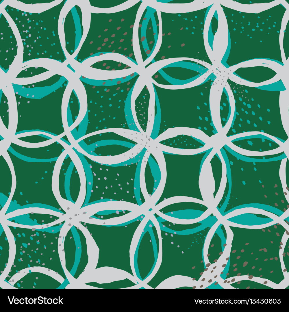 Sketchy Circle Pattern vector image