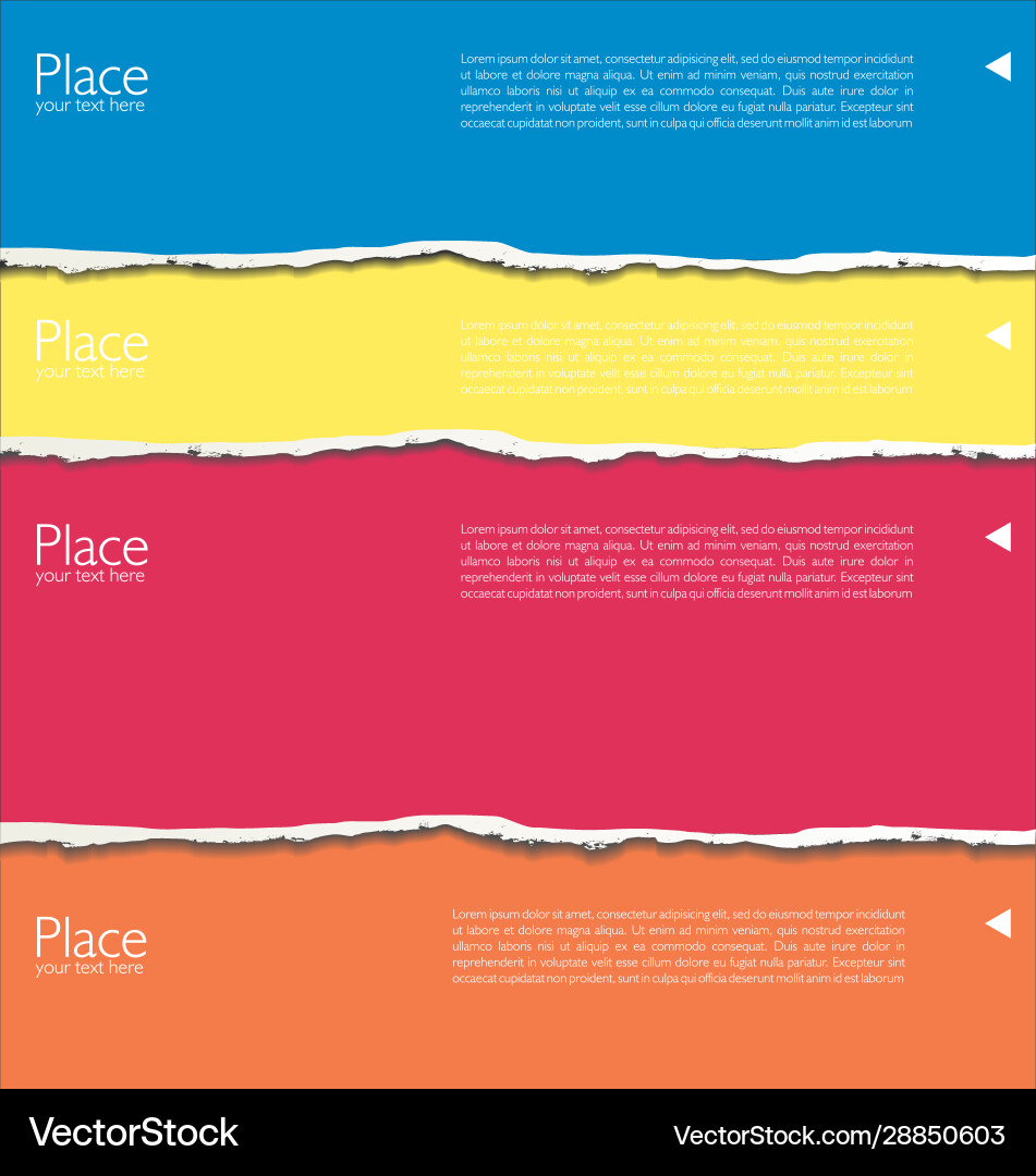 Torn Paper Background - Text Space vector image