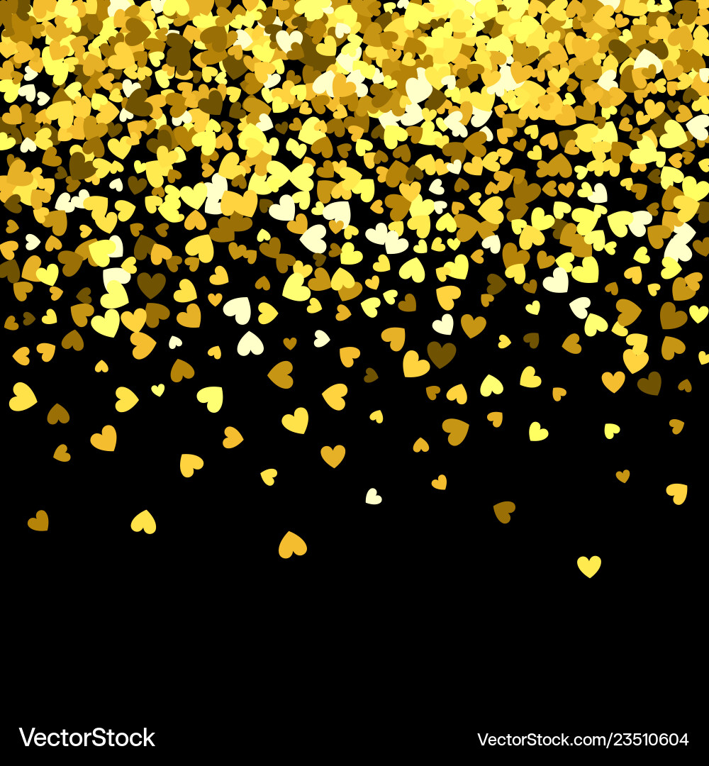 Background of random falling hearts Background of random falling hearts Vector Image