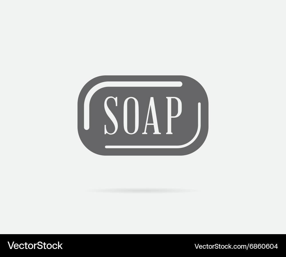 Barber Soap Icon & Element Vector Image