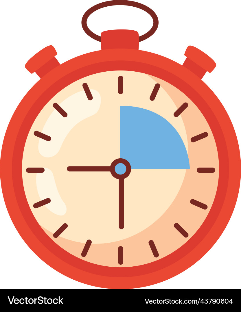 Chronometer timer device tech Vector Image