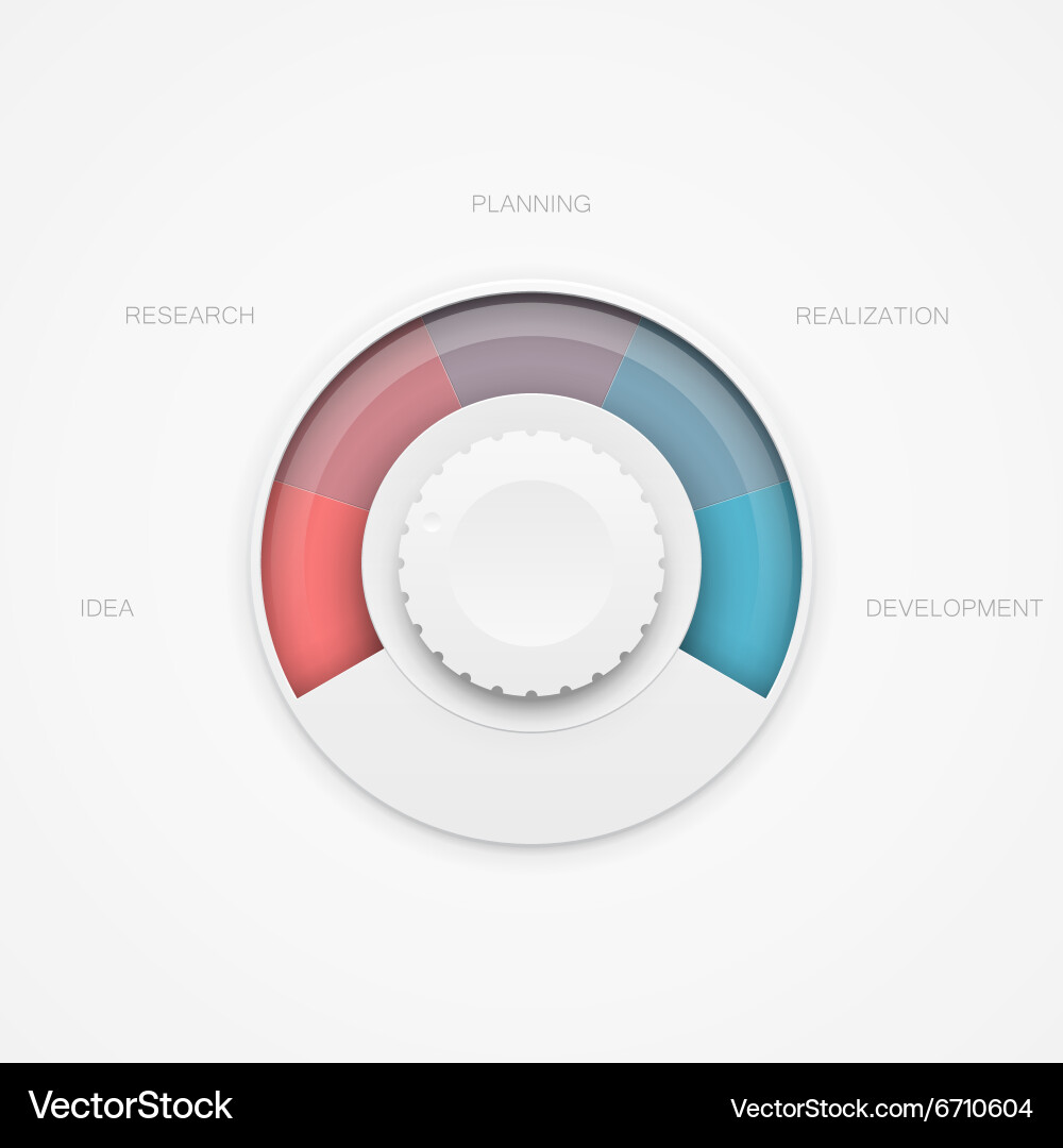 Clean interface element vector image