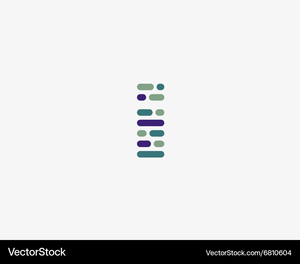 Dynamic Code I Logo vector image