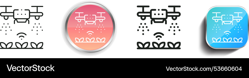 Electronics icon thin linear regular and button Electronics icon thin linear regular and button Vector Image
