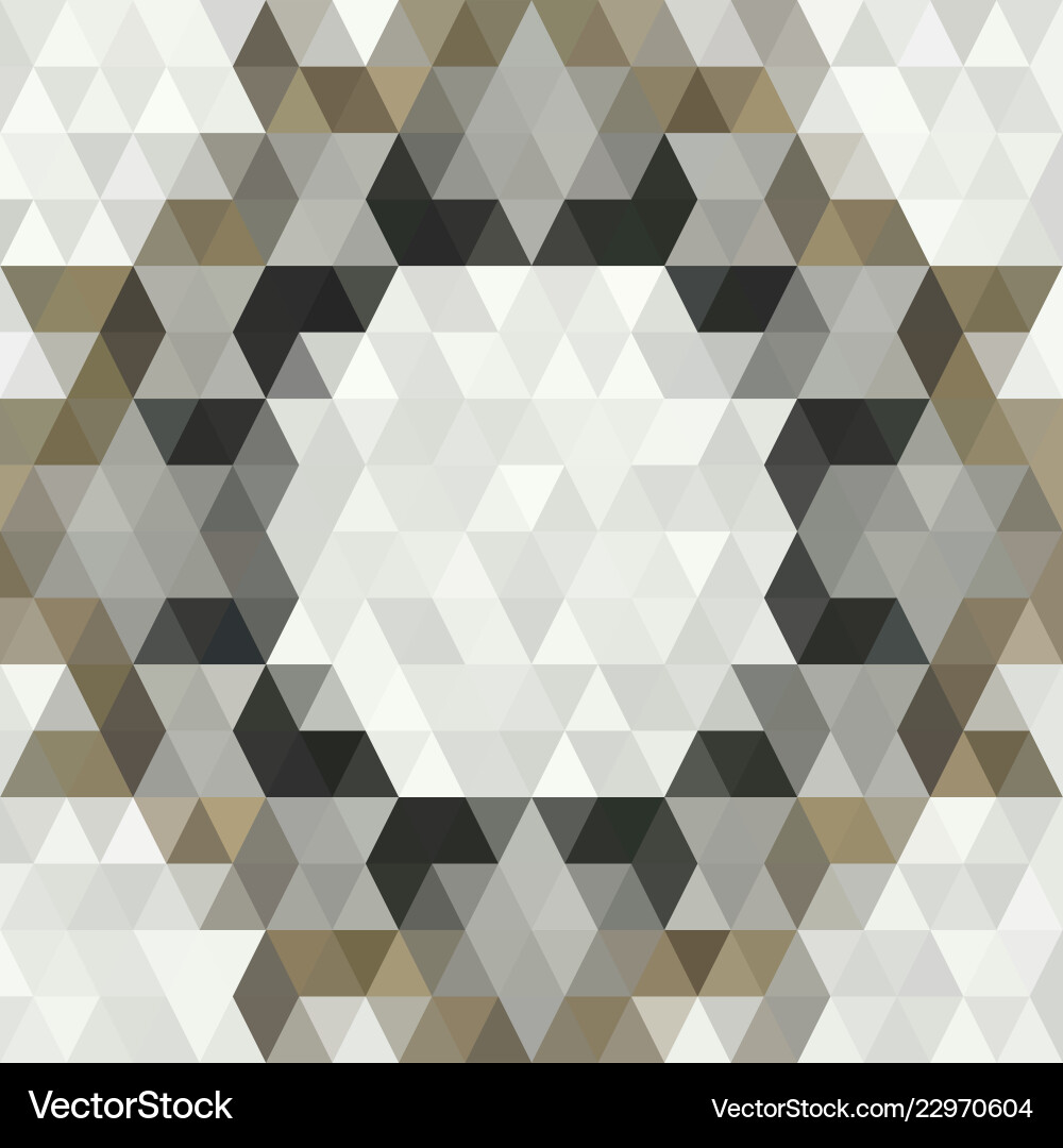 Gold triangular low poly mosaic abstract pattern Gold triangular low poly mosaic abstract pattern vector image