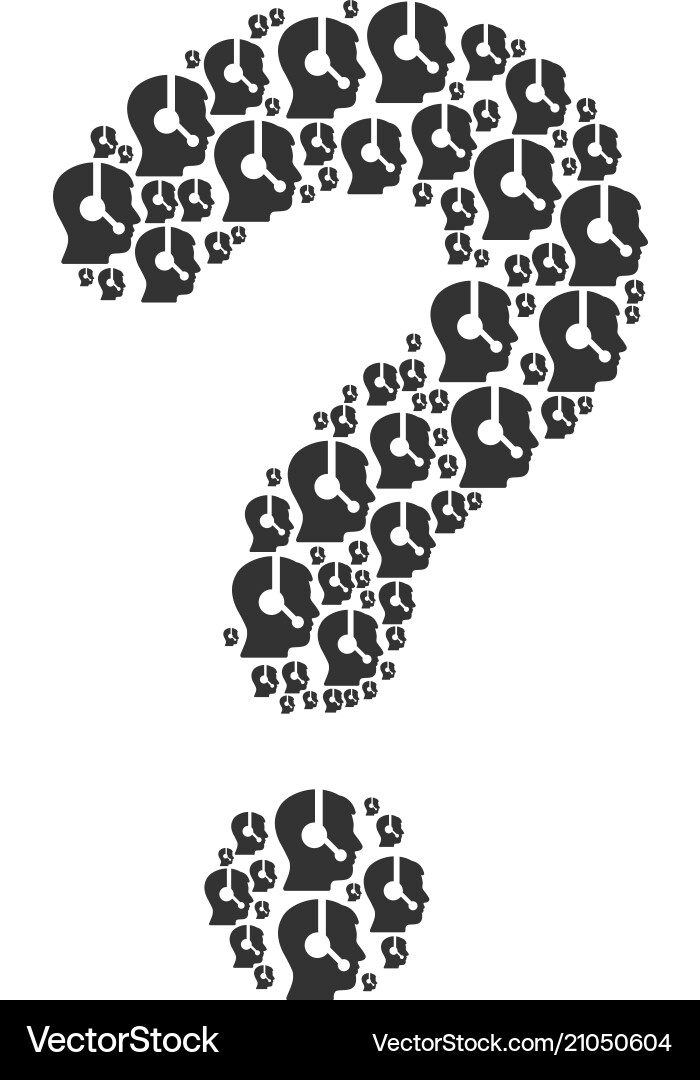 Help shape of operator icons Help shape of operator icons vector image