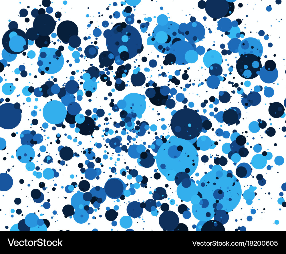 Abstract circles background random size vector image