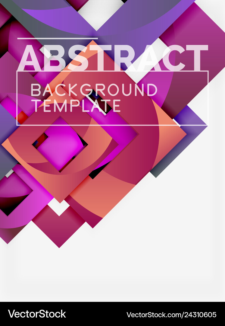 Geometric minimal abstract background Vector Image