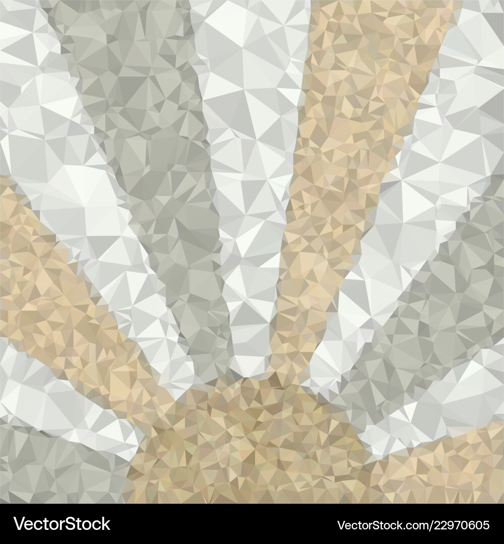 Gold triangular low poly mosaic abstract pattern Gold triangular low poly mosaic abstract pattern vector image