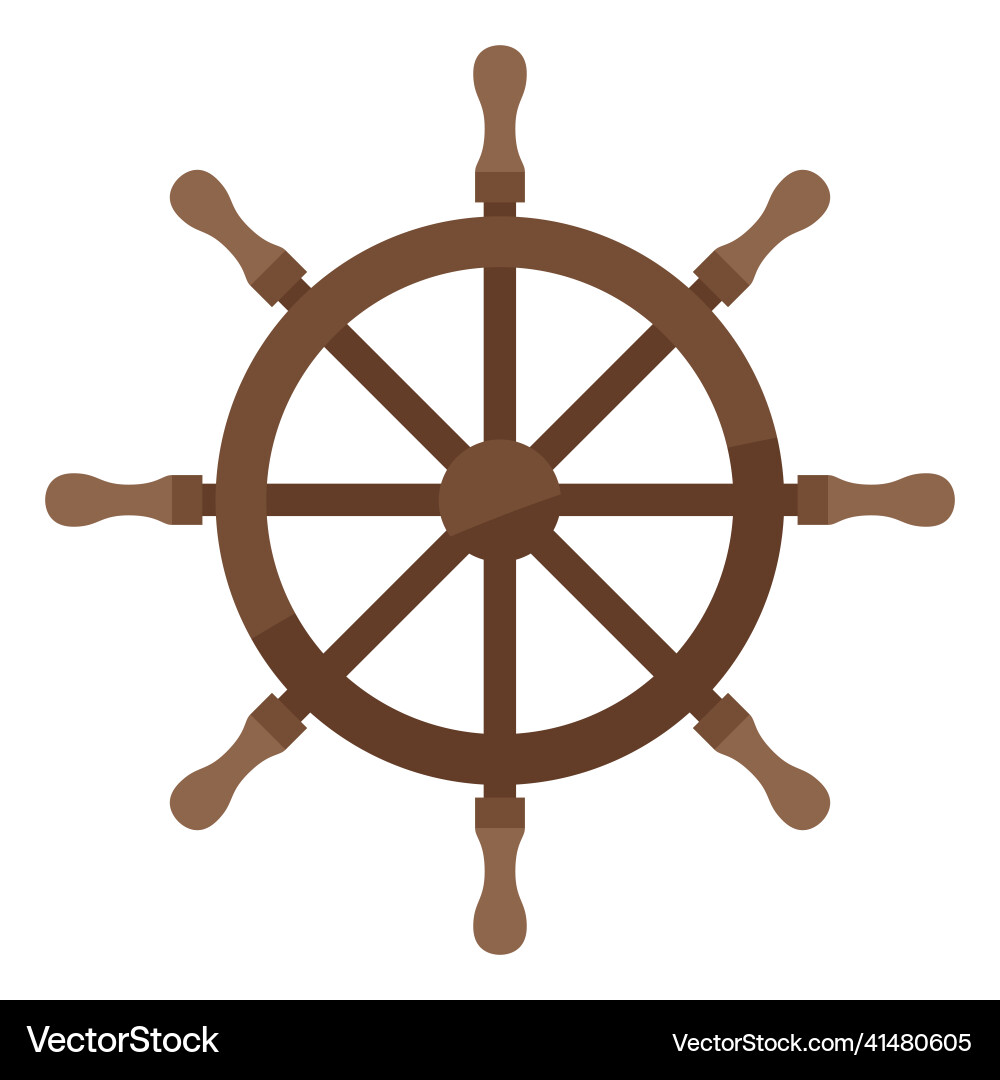 Schiffslenkrad Marine Schiffslenkrad Marine vektorbild